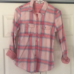 Plaid button up shirt